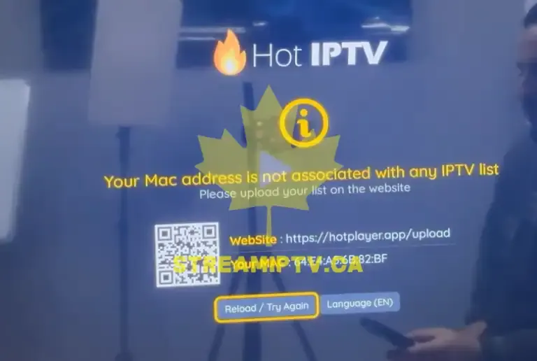 Étape 8 : Hot IPTV est prêt à être utilisé