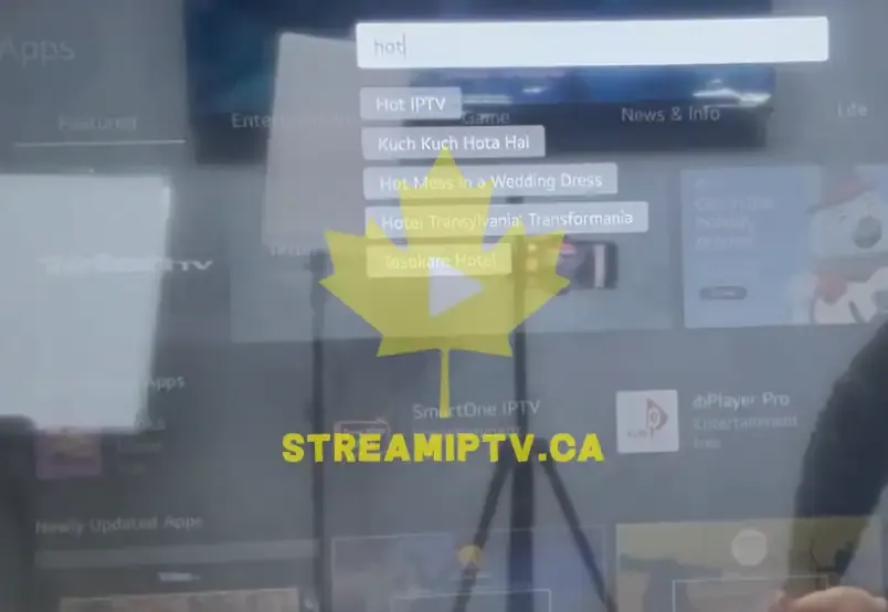 Étape 4 : Recherchez "Hot IPTV"