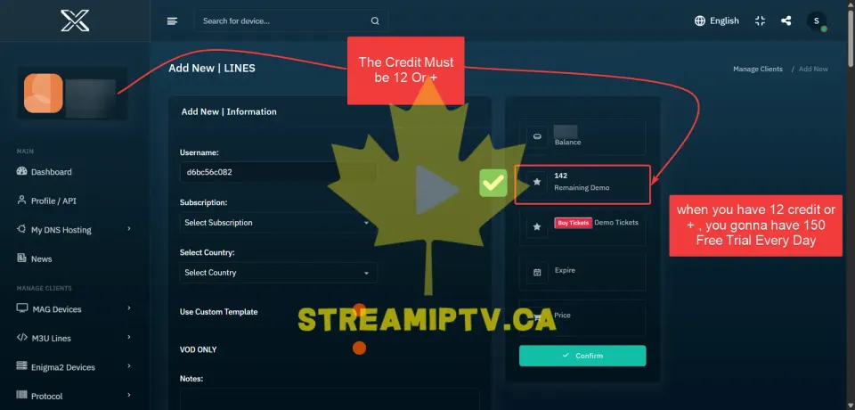 Étape 2 : Vérifiez vos essais disponibles